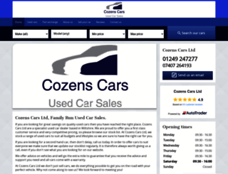 cozens-cars.co.uk screenshot