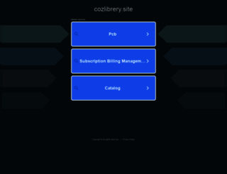 cozlibrery.site screenshot