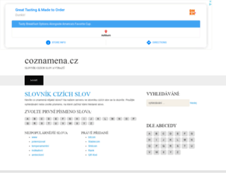 coznamena.cz screenshot