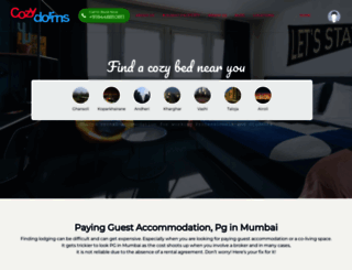 cozydorms.com screenshot