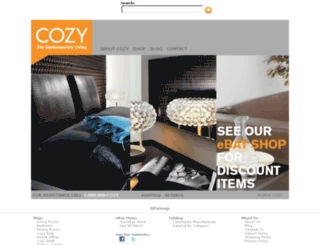 cozyfurniture.com screenshot