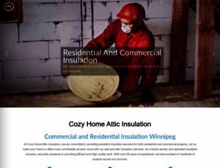 cozyhomeatticinsulators.ca screenshot