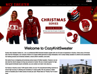 cozyknitsweater.com screenshot