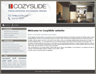 cozyslide.co.uk screenshot