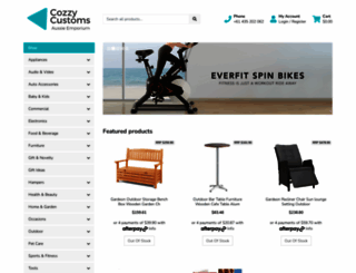 cozzycustoms.com.au screenshot