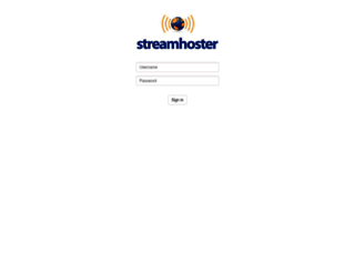 cp-beta.streamhoster.com screenshot