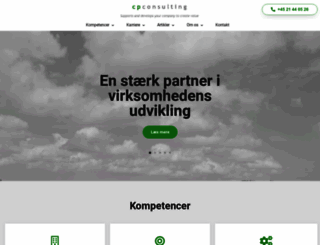 cp-consulting.dk screenshot