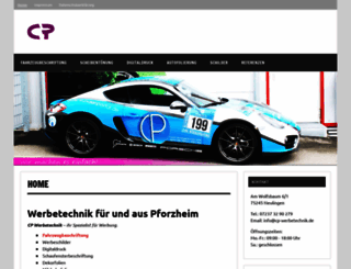 cp-werbetechnik.de screenshot