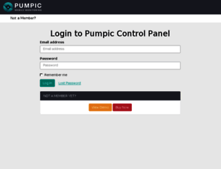 cp.pumpic.com screenshot