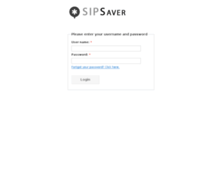 cp.sipsaver.com screenshot