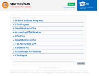 cpa-magic.ru screenshot