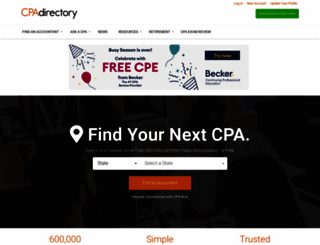 cpadirectory.com screenshot