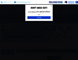 cpap-online.com.au screenshot