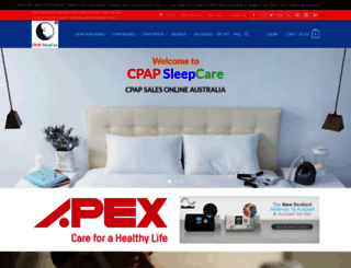 cpapsleep.com.au screenshot