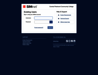 cpcc.simnetonline.com screenshot