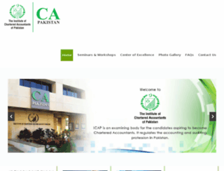 cpd.icap.org.pk screenshot