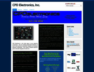 cpdelectronics.us screenshot