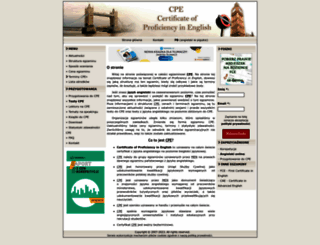cpe.nauczaj.com screenshot