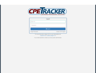 cpetracker.org screenshot