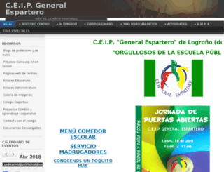 cpgeneralespartero.edurioja.org screenshot