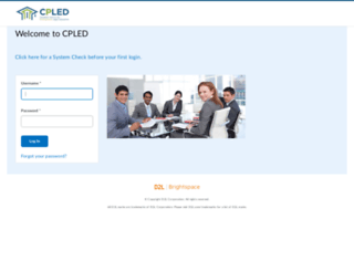 cpled.desire2learn.com screenshot