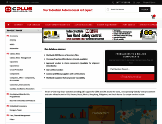 cpluselectronics.com screenshot