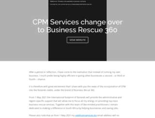 cpmservices.co.za screenshot
