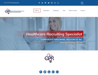 cpr-inc.com screenshot