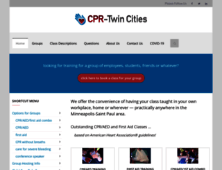 cpr-twincities.com screenshot