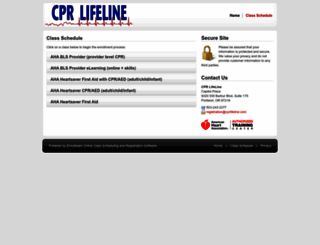 cprlifeline.enrollware.com screenshot