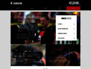 cps.canon.com.au screenshot