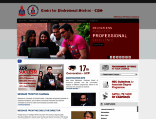 cps.ucp.edu.pk screenshot