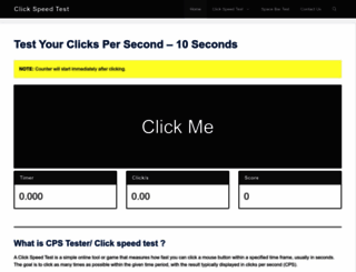 cpstester.org screenshot