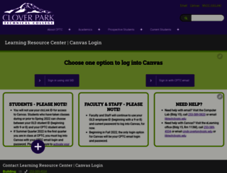 cptc.instructure.com screenshot