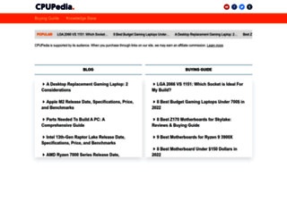 cpupedia.com screenshot