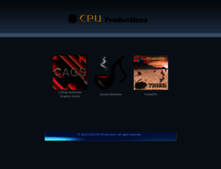 cpuproductions.com screenshot