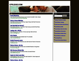 cpxlead.com screenshot