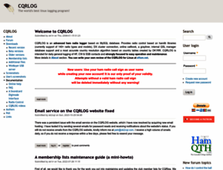 cqrlog.com screenshot