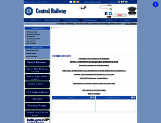 cr.indianrailways.gov.in screenshot