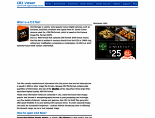 cr2viewer.com screenshot