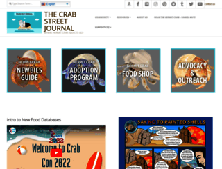 crabstreetjournal.org screenshot