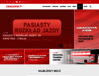cracovia.pl screenshot