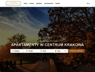 cracowapartments.pl screenshot