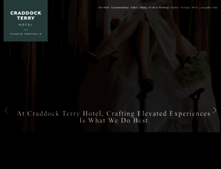 craddockterryhotel.com screenshot