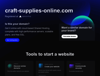 craft-supplies-online.com screenshot