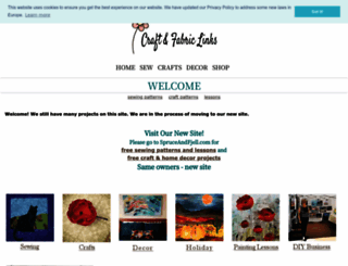 craftandfabriclinks.com screenshot