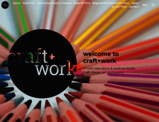 craftandworkstudio.com screenshot