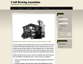 craftbrewing.org.uk screenshot
