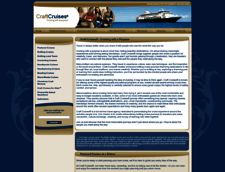 craftcruises.com screenshot
