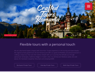 crafted-tours-romania.com screenshot